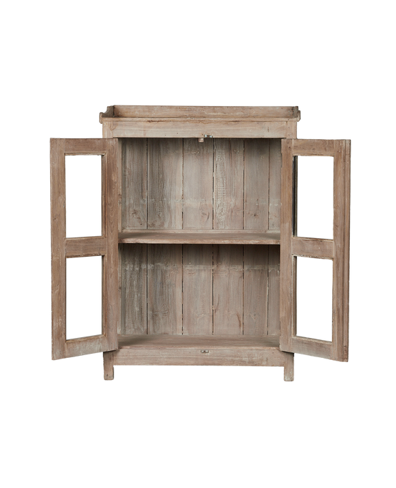Wood Cabinet - Bleached
