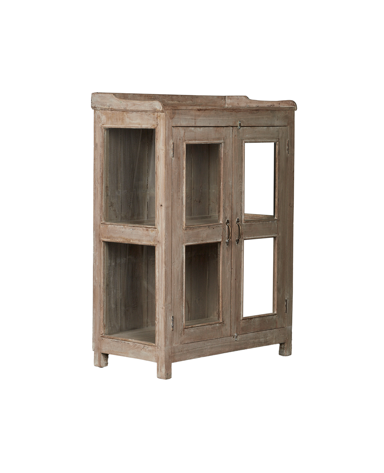 Vintage Wood Cabinet - Bleached from India made of Wood