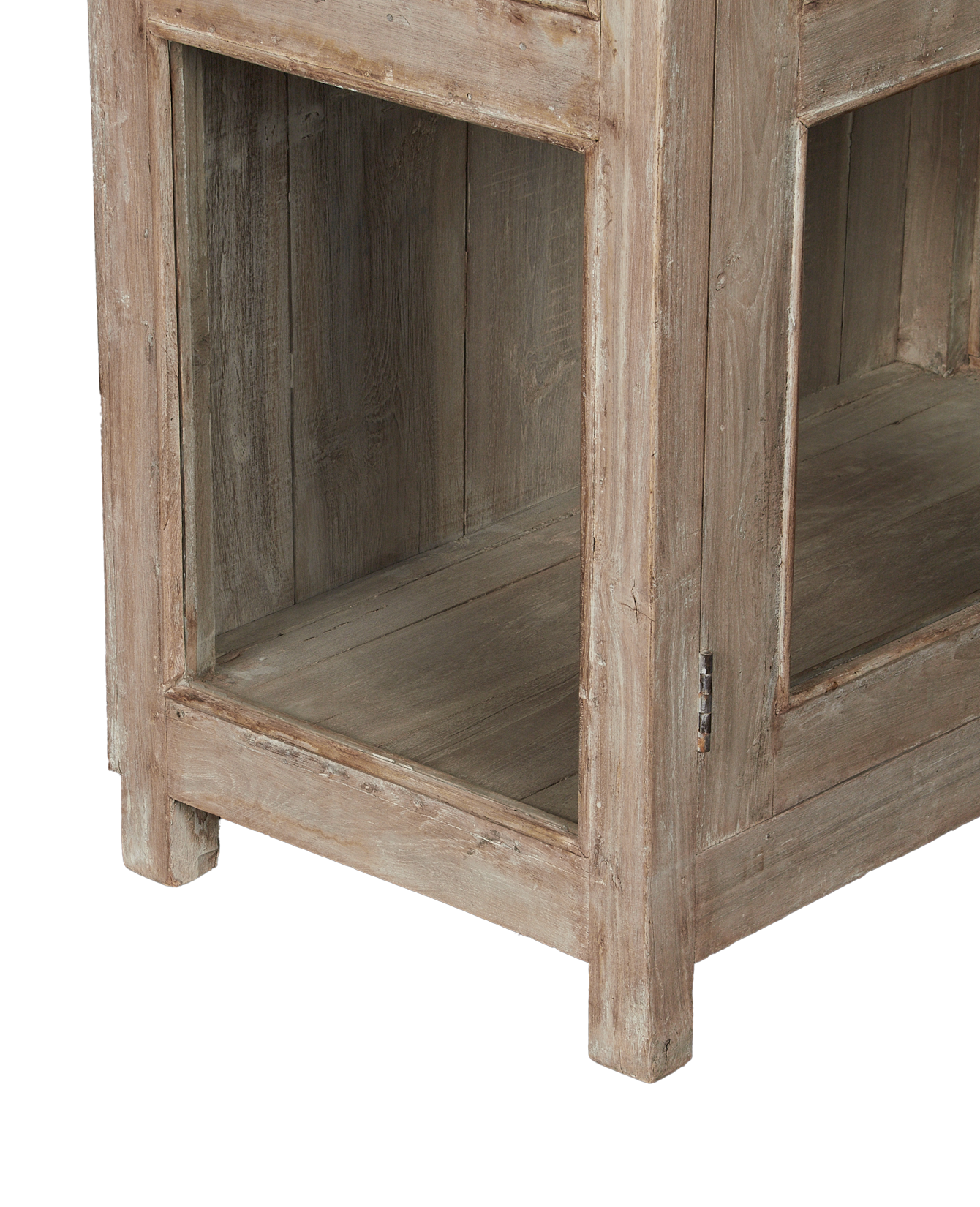 Vintage Wood Cabinet - Bleached from India made of Wood