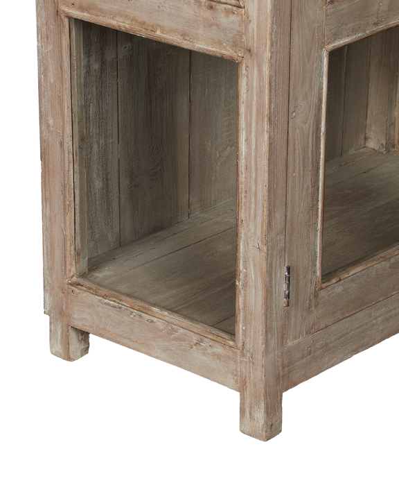 Wood Cabinet - Bleached