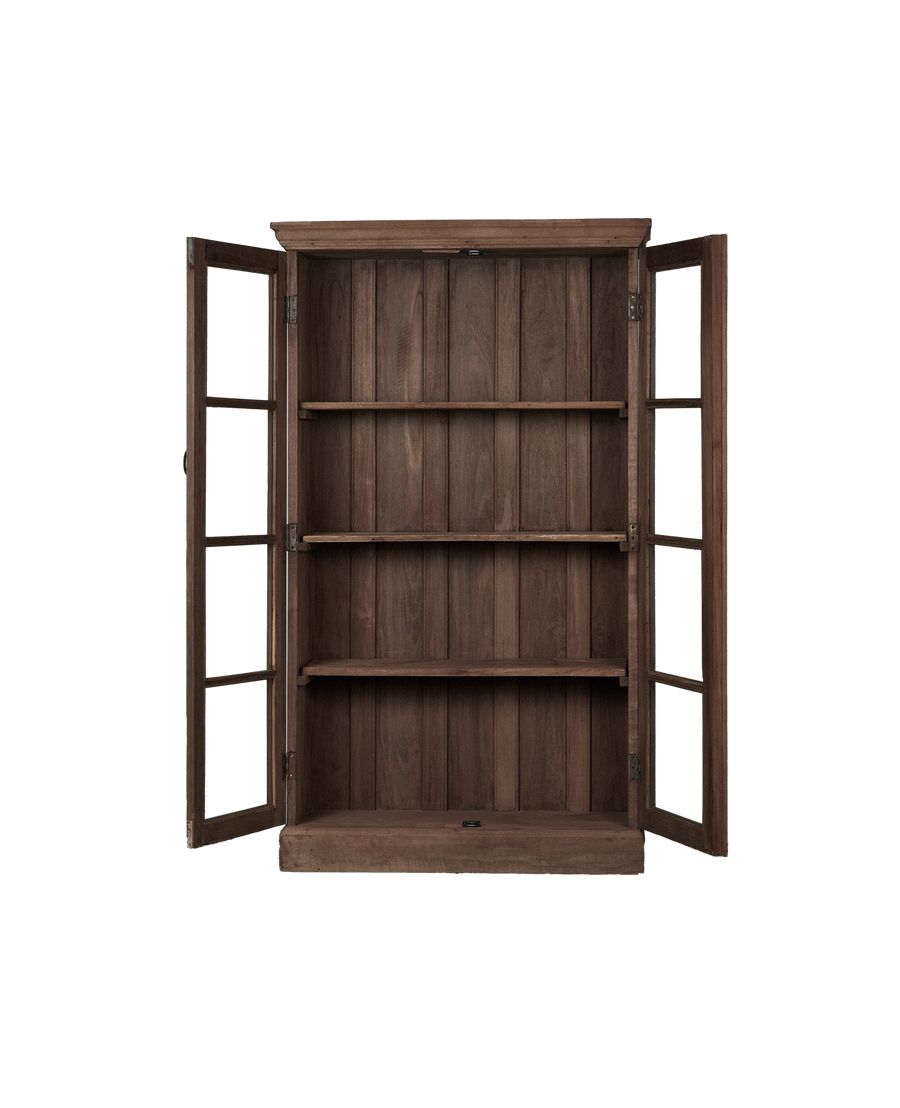 Vintage Wood Cabinet - Natural from India made of Wood