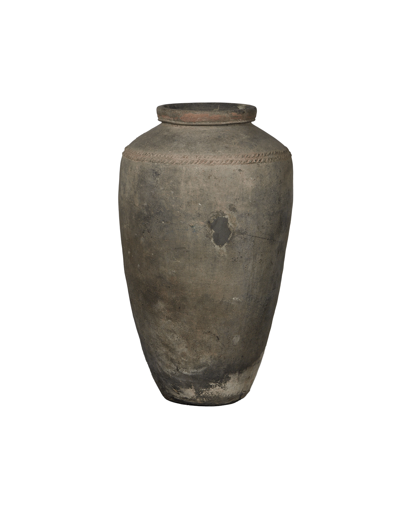 Vintage Grain Pot from India made of Ceramic