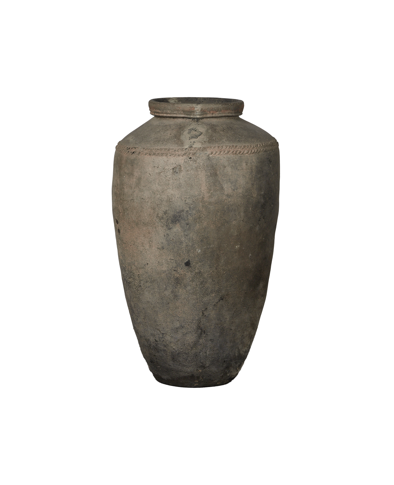 Vintage Grain Pot from India made of Ceramic