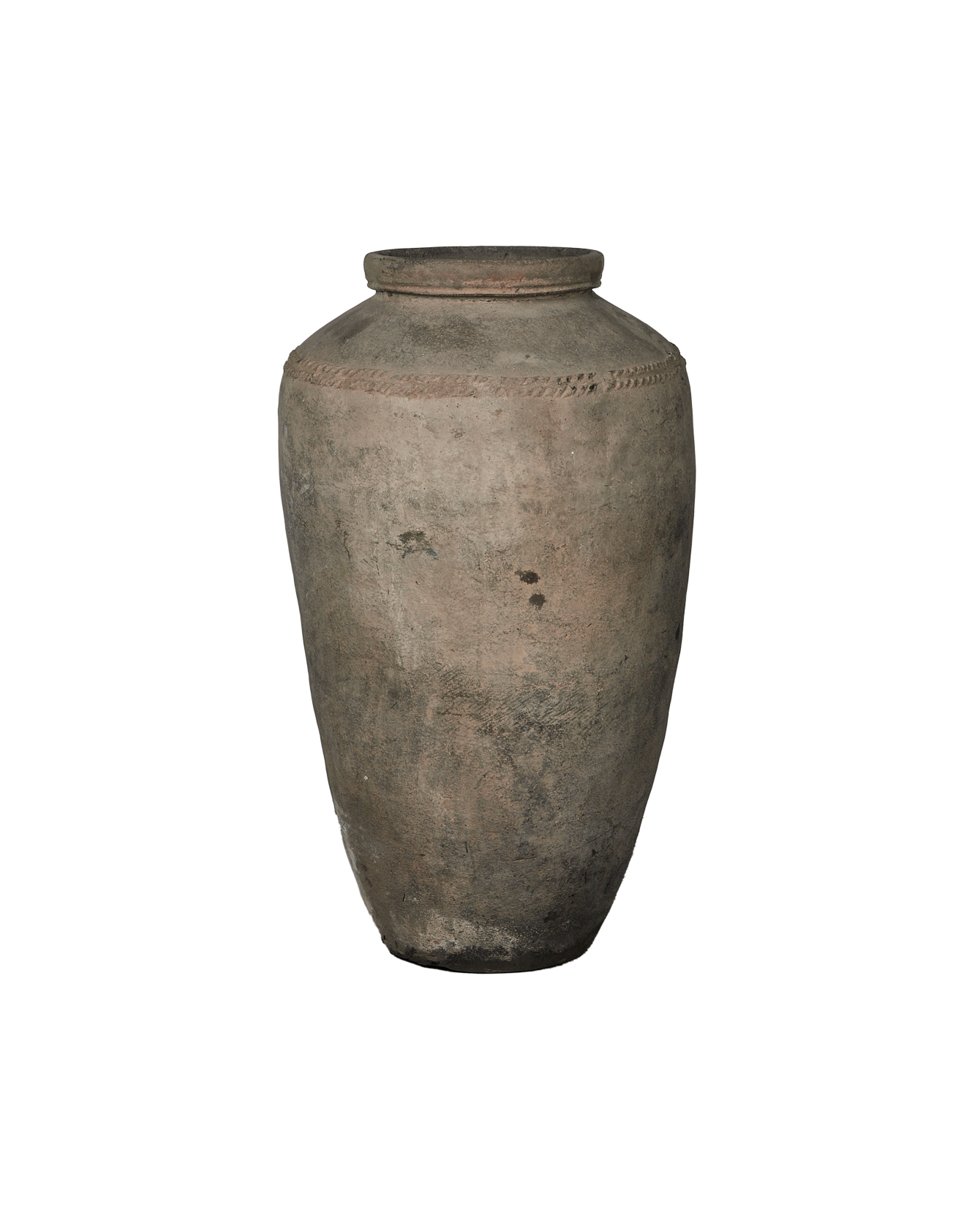 Vintage Grain Pot from India made of Ceramic