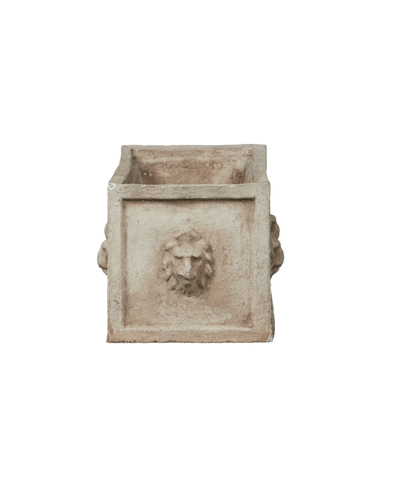 Cast Lion Planter Box