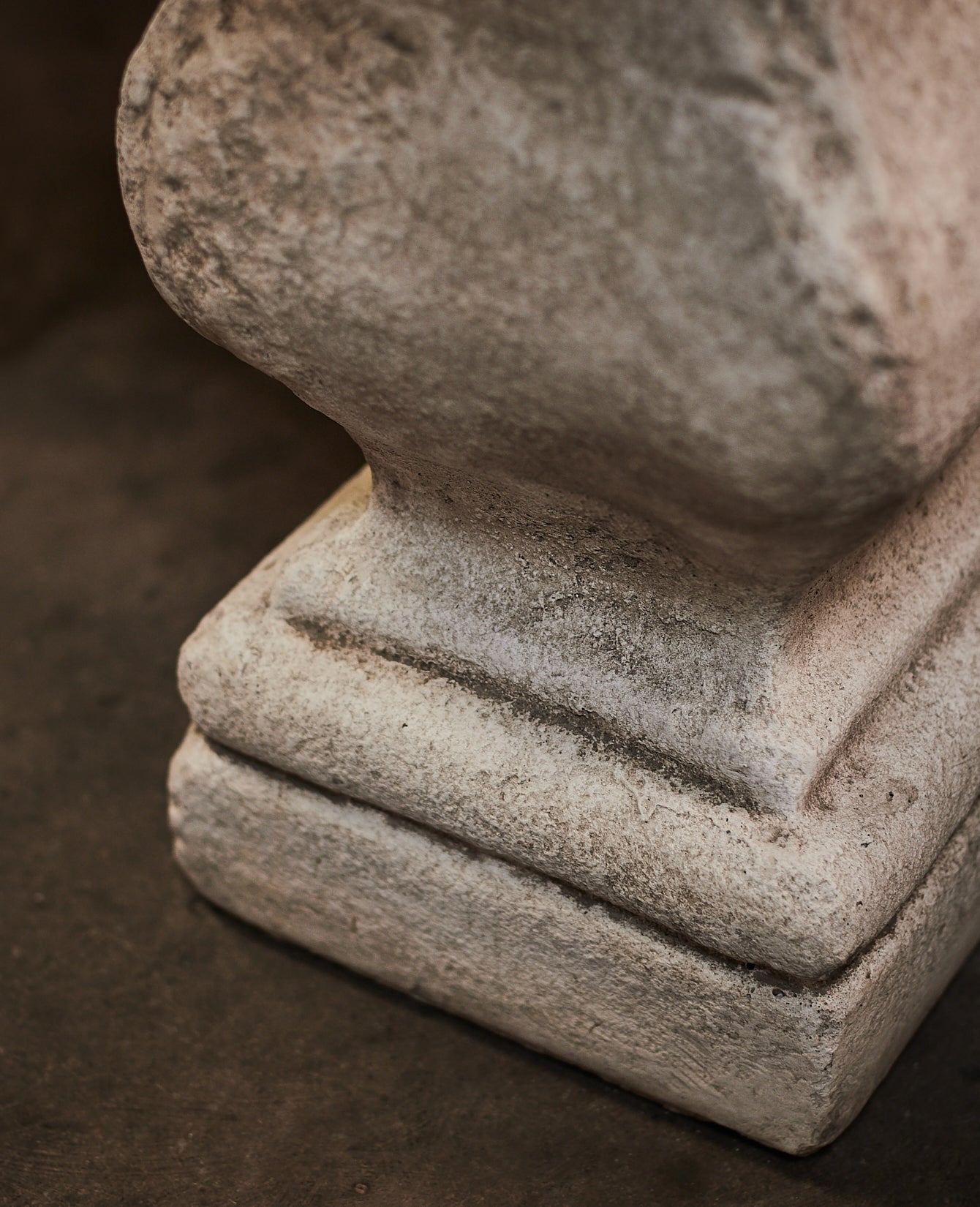 Reproduction Cast Side Table from Domestic made of Cement