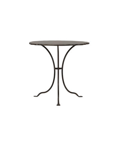 Designed Rendezvous Bistro Table from India made of Hand-forged Iron
