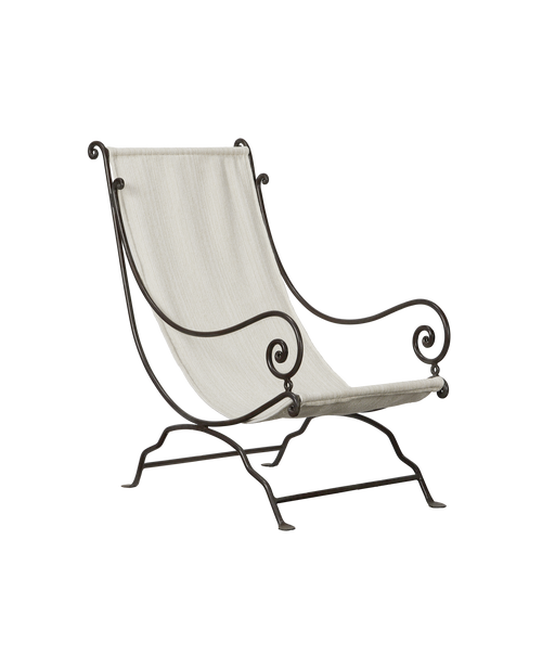 Evermore Sling-Back Chair - Creme
