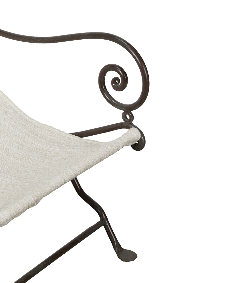 Evermore Sling-Back Chair - Creme