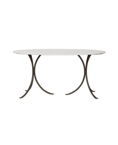 L'Amour Marble Dining Table - Bone