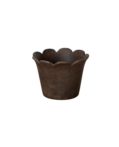 Designed Devotion Flower Pot from India made of Hand-forged Iron