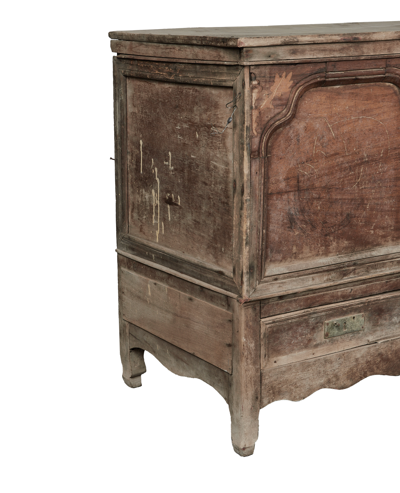 Antique Wood Chest from Turkey made of Wood