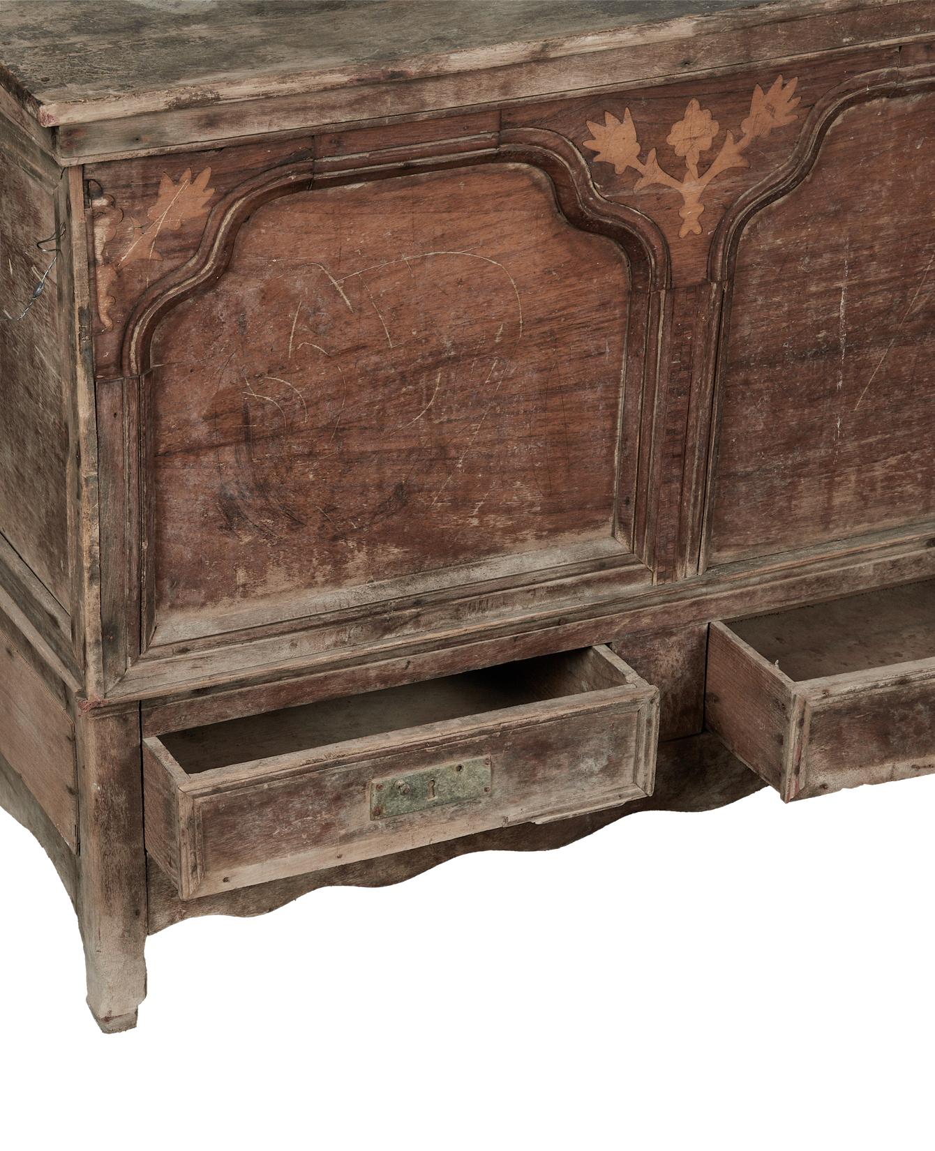 Antique Wood Chest from Turkey made of Wood