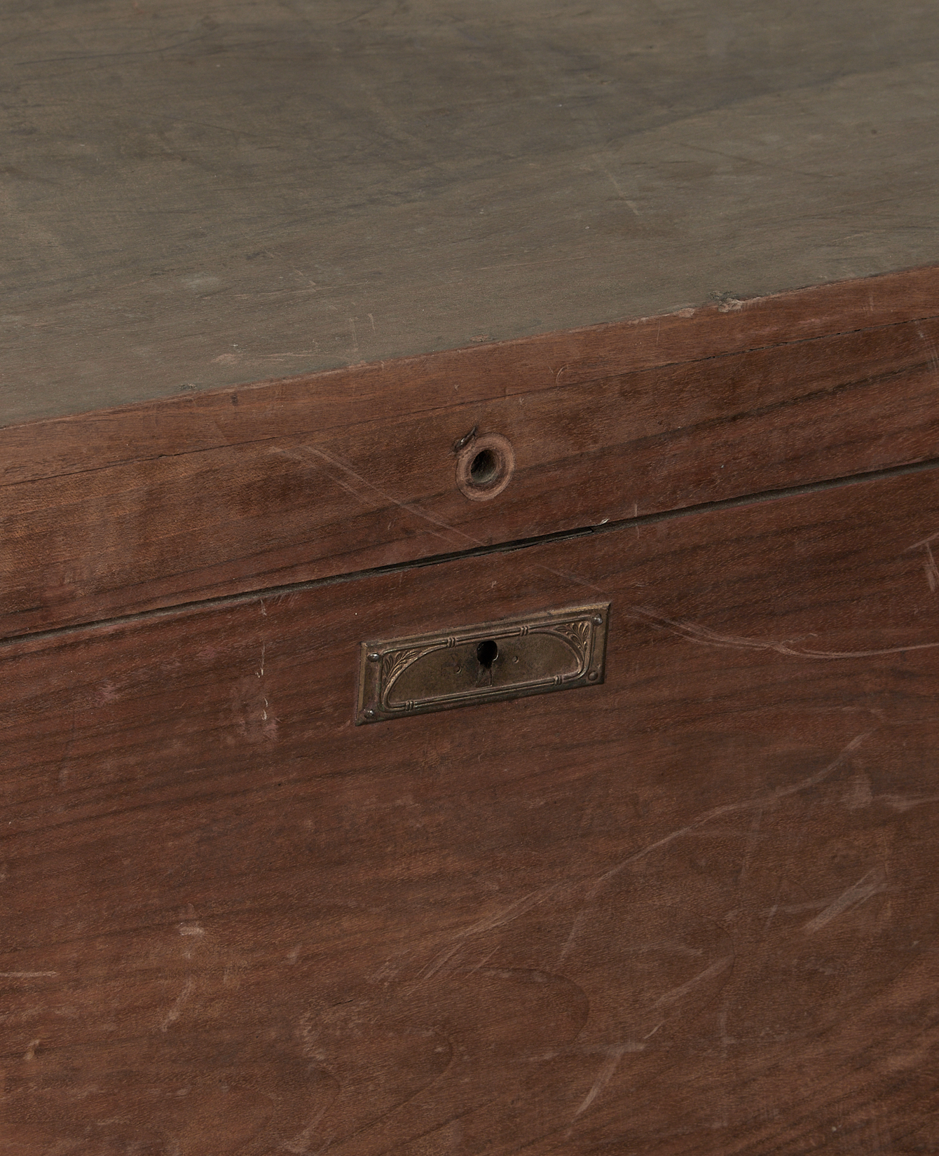 Antique Wood Chest from Turkey made of Wood