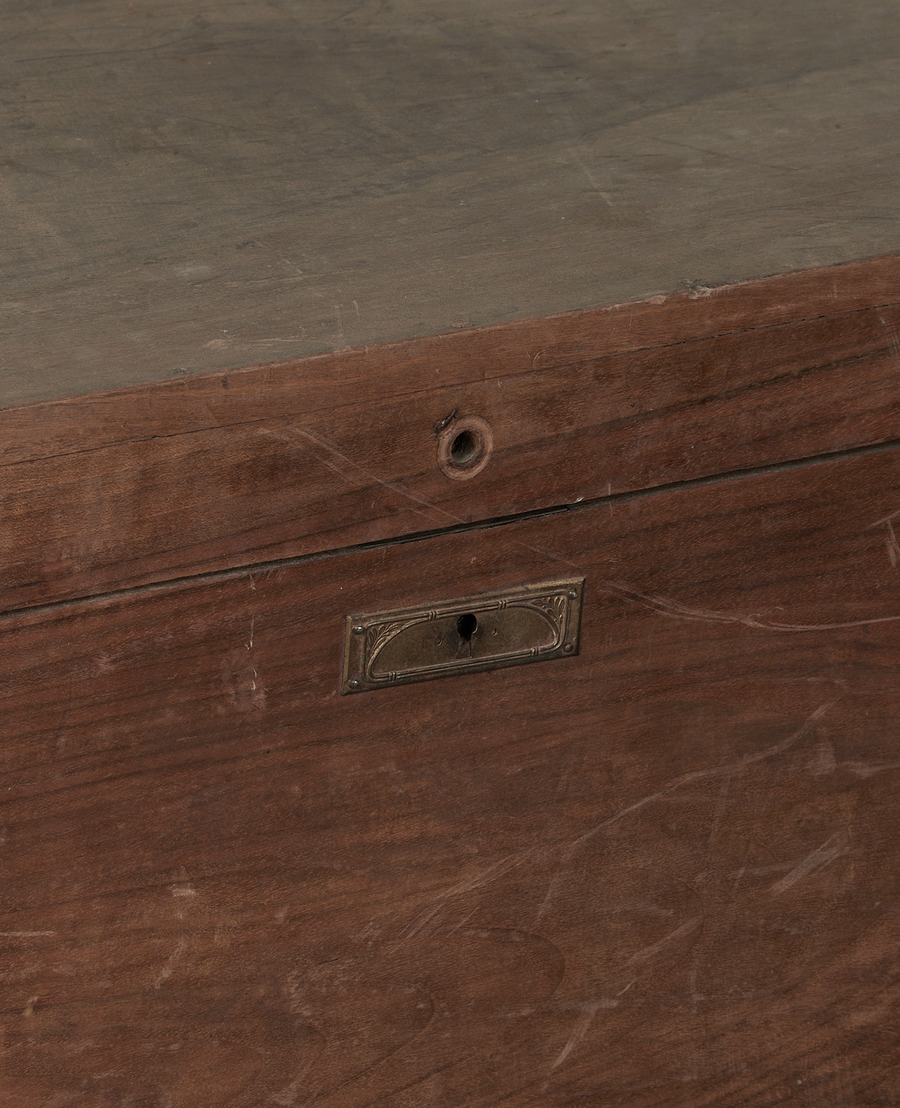 Antique Wood Chest from Turkey made of Wood