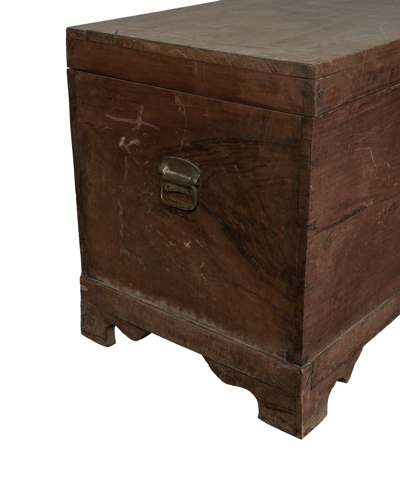 Antique Wood Chest from Turkey made of Wood