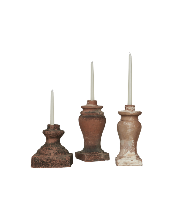 Candle Votive Column - Hourglass