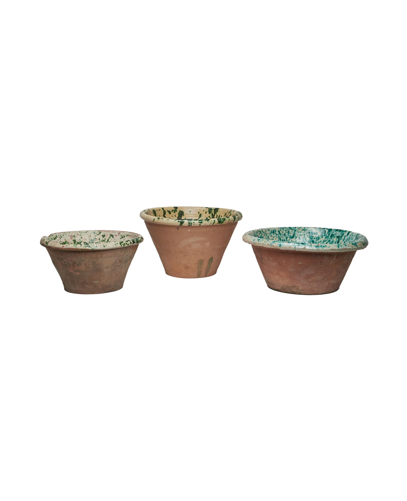 Antique Passata Bowl - Irpino Verde Glaze from Italy made of Ceramic