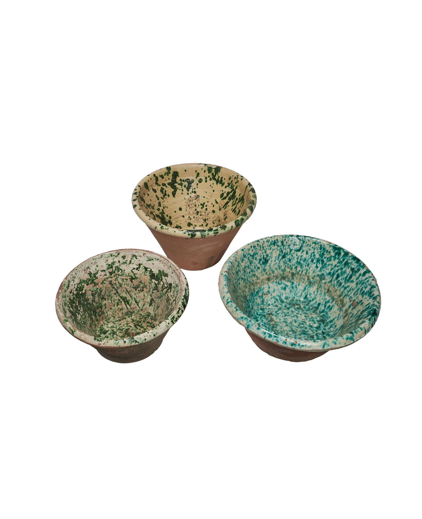 Antique Passata Bowl - Irpino Verde Glaze from Italy made of Ceramic