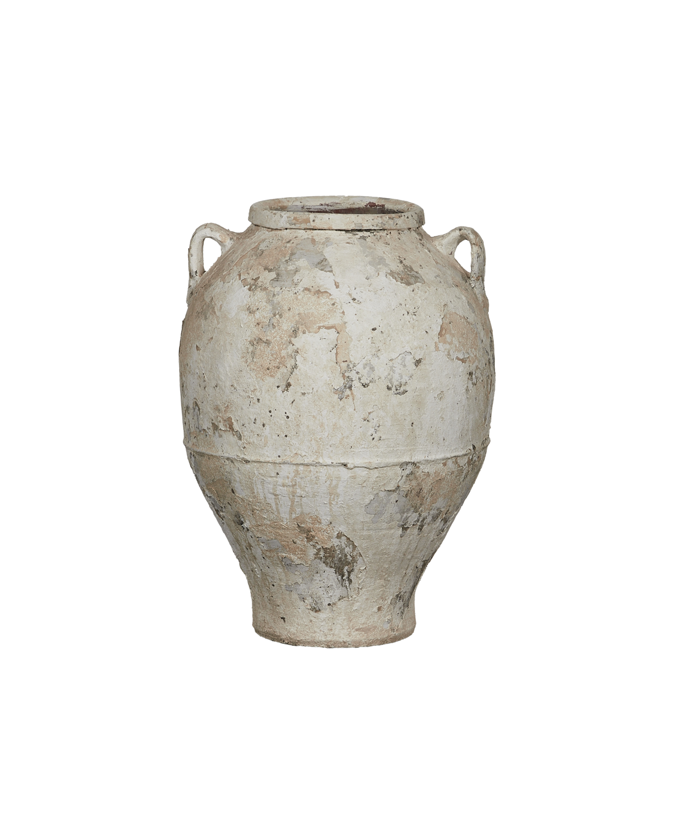 Antique Elios Jar - 2 Handle from Greece made of Ceramic