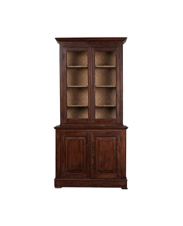 Wood Cabinet - Paisley Backing