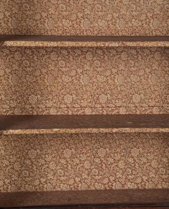 Wood Cabinet - Paisley Backing