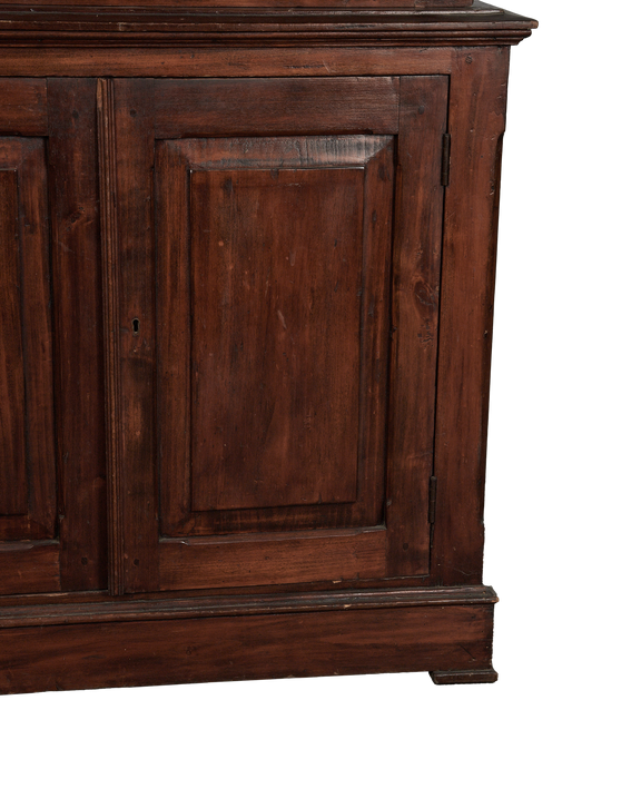 Wood Cabinet - Paisley Backing