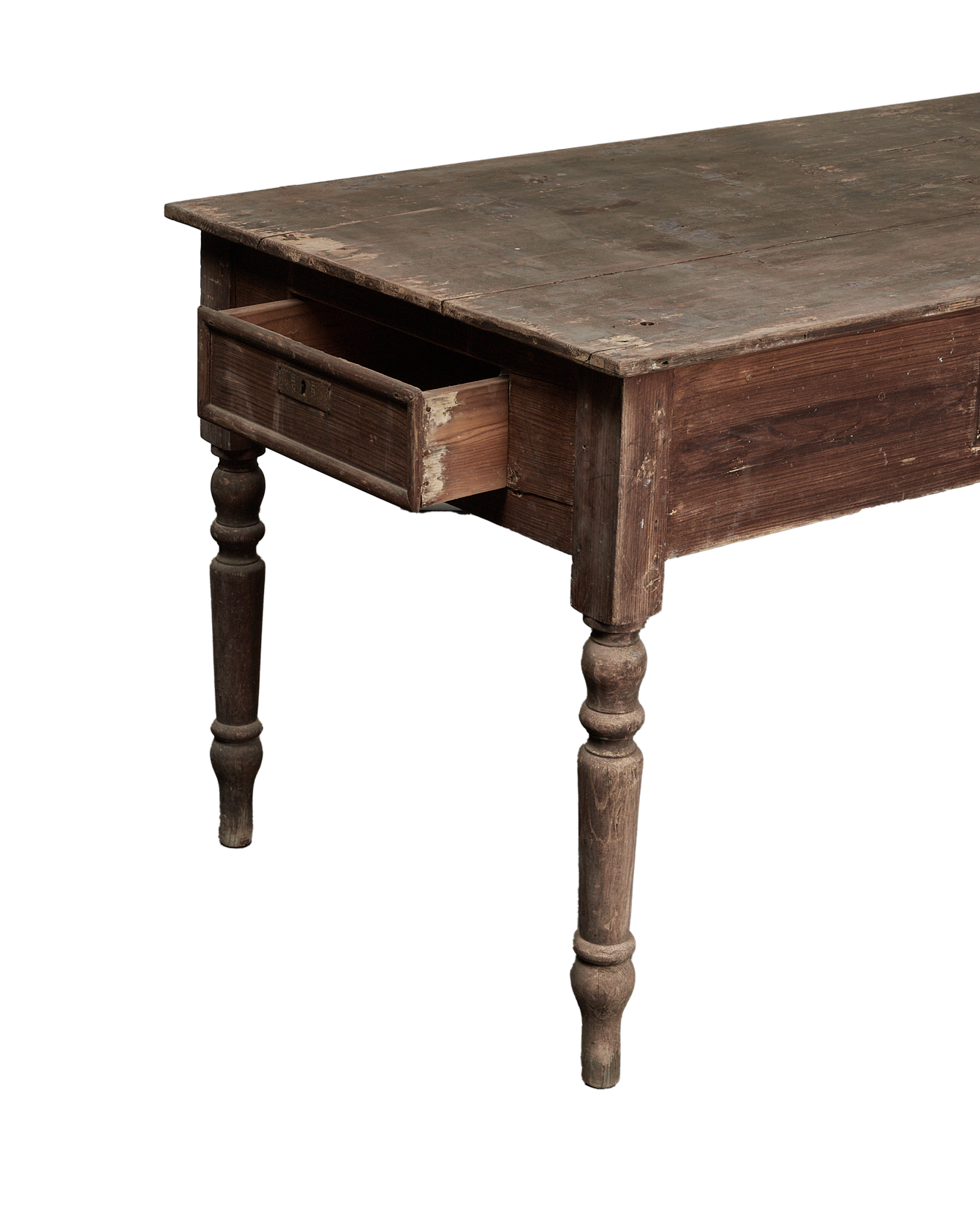 Vintage Wood Desk from Italy made of Wood