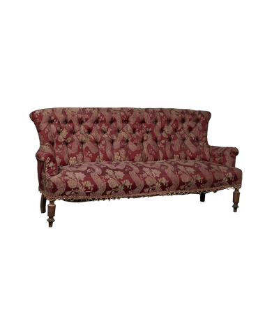 Vintage Floral Loveseat - As Is from Italy made of Upholstery