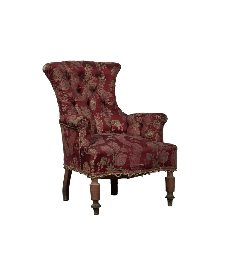 Floral Armchair - As Is
