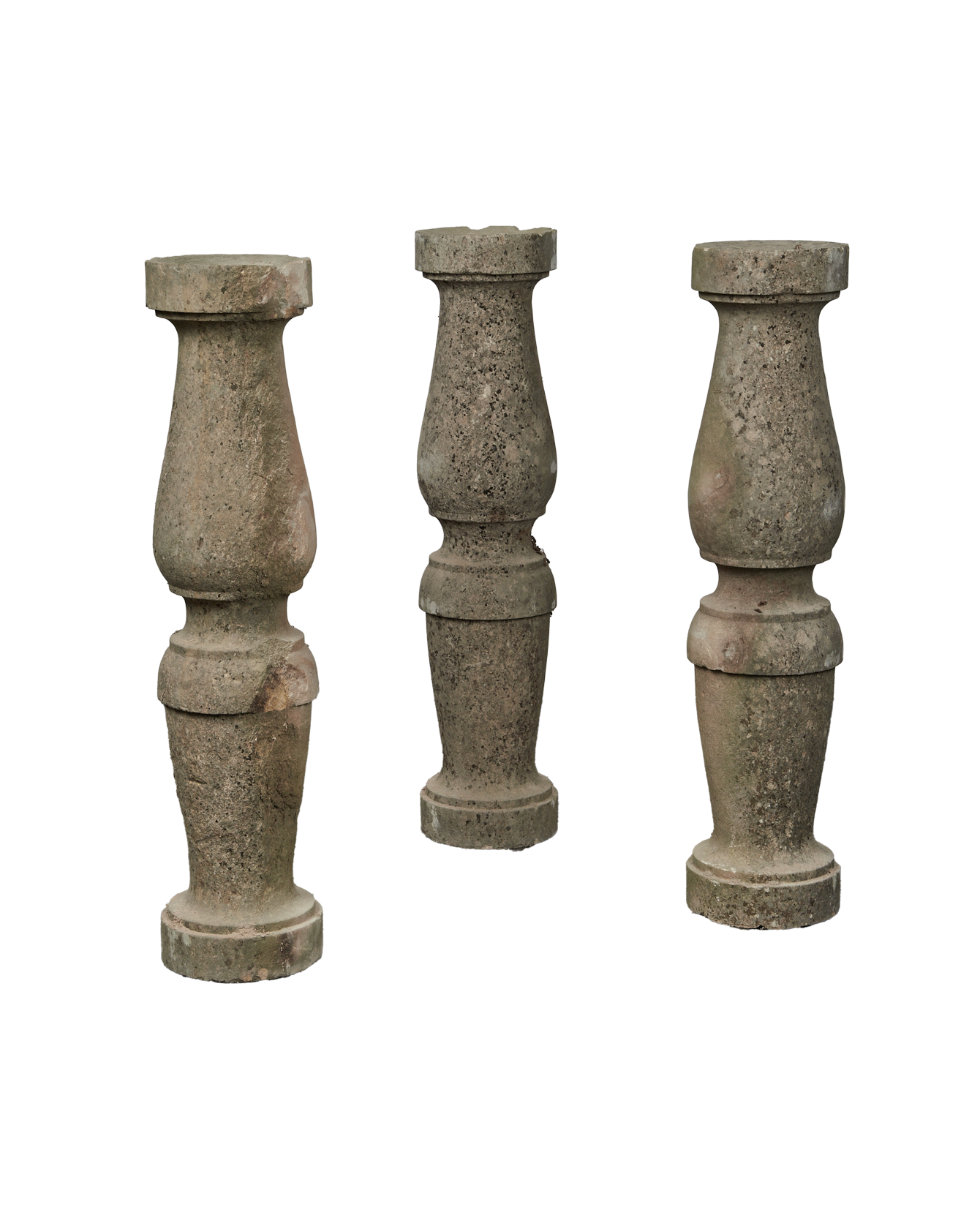 Vintage Decorative Baluster Plinthe - Round from Italy made of Stone
