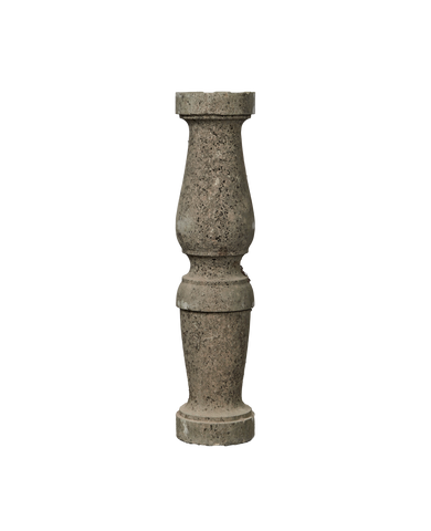 Vintage Decorative Baluster Plinthe - Round from Italy made of Stone