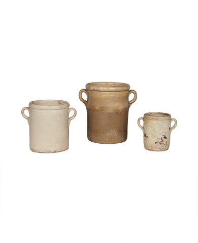 Vintage Puglia Handle Jar - Assorted from Italy made of Ceramic