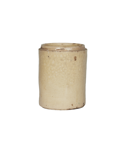 Puglia Jar - Avorio Glaze