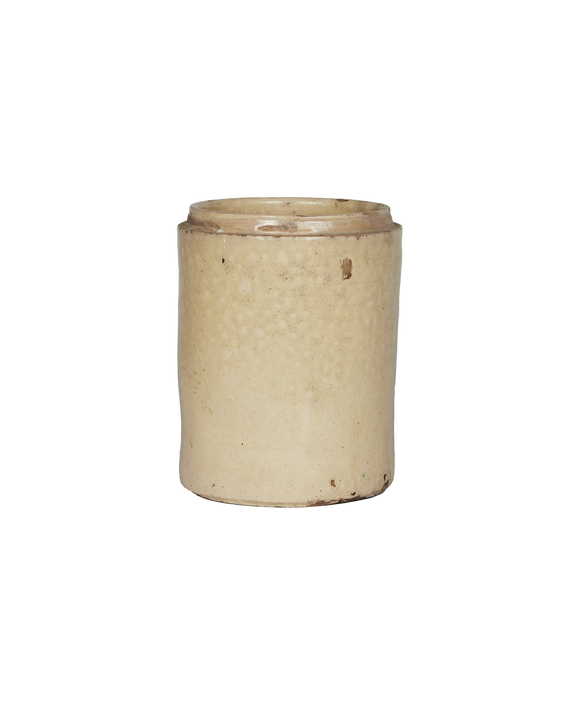 Puglia Jar - Avorio Glaze