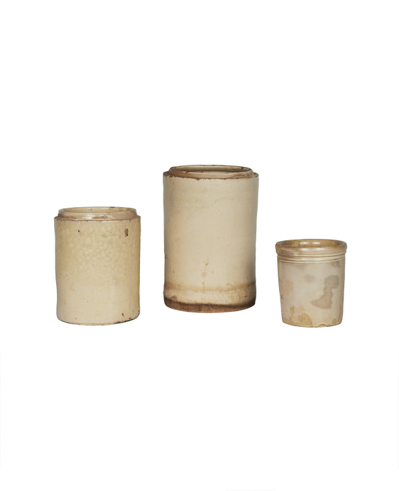 Puglia Jar - Avorio Glaze