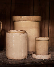 Puglia Jar - Avorio Glaze