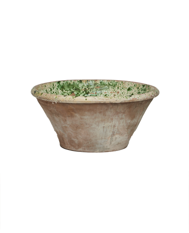 Antique Passata Bowl - Irpino Verde Glaze from Italy made of Ceramic