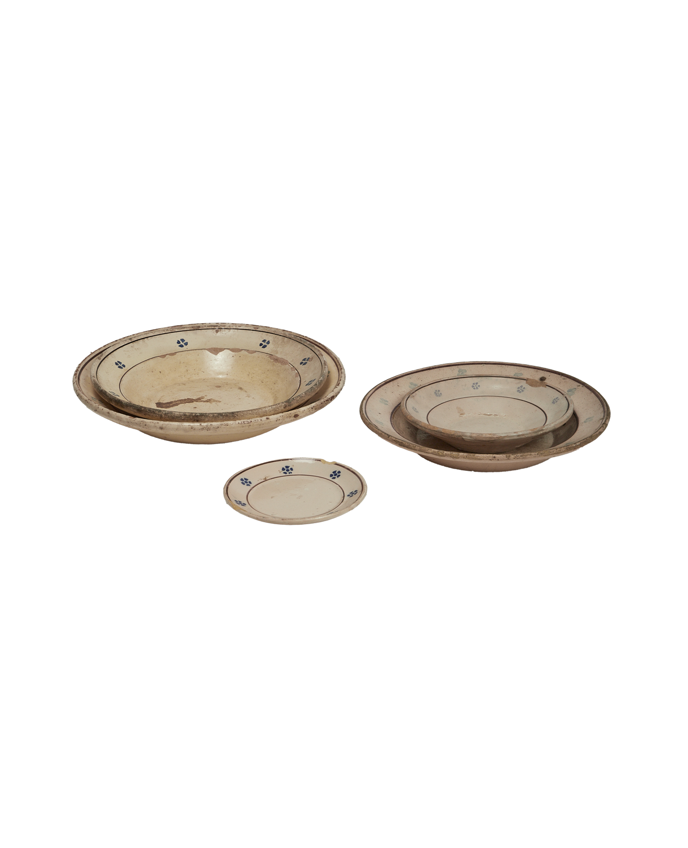 Antique Puglia Serveware - Hand Painted from Italy made of Ceramic