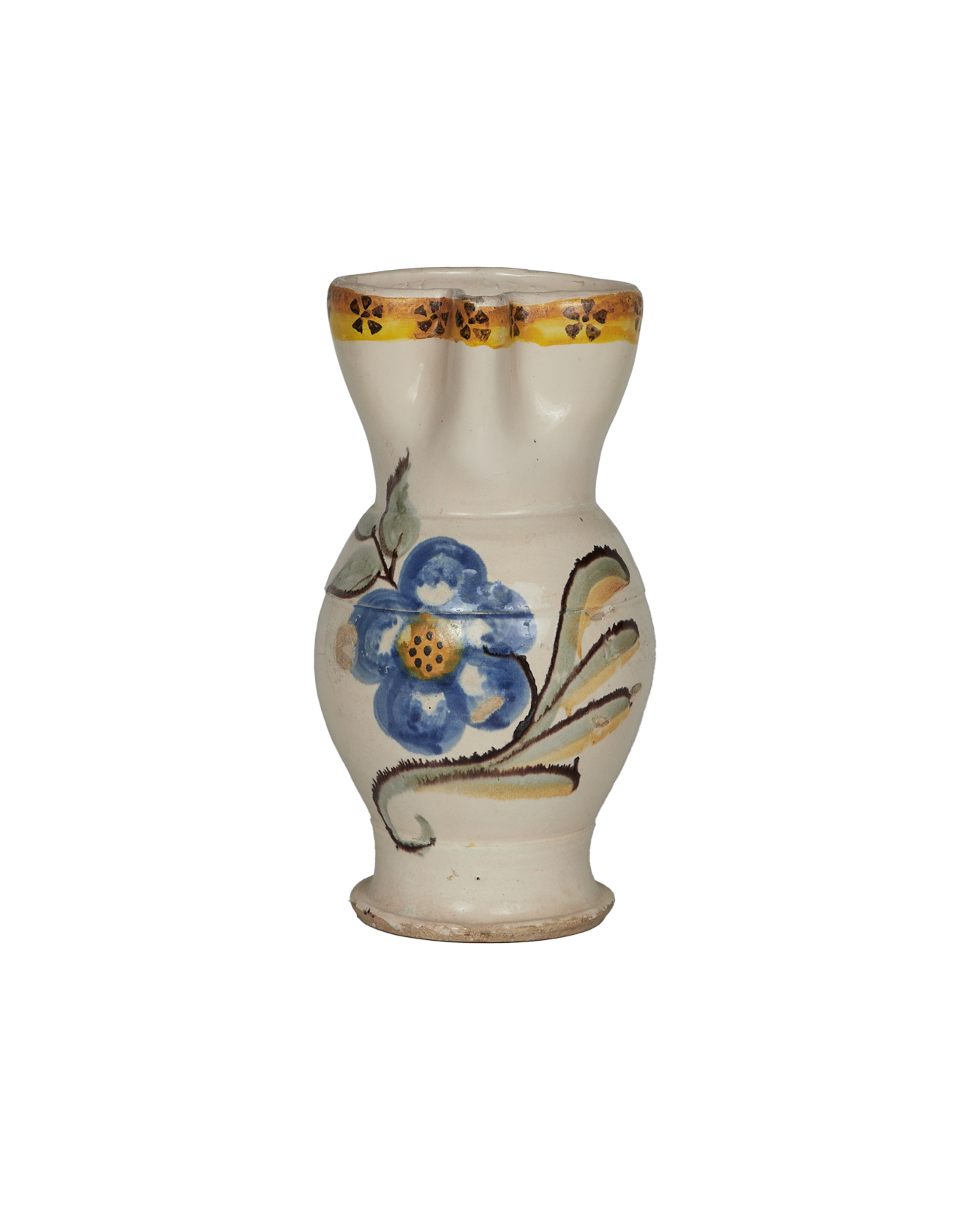 Antique Puglia Pitcher - Hand Painted from Italy made of Ceramic