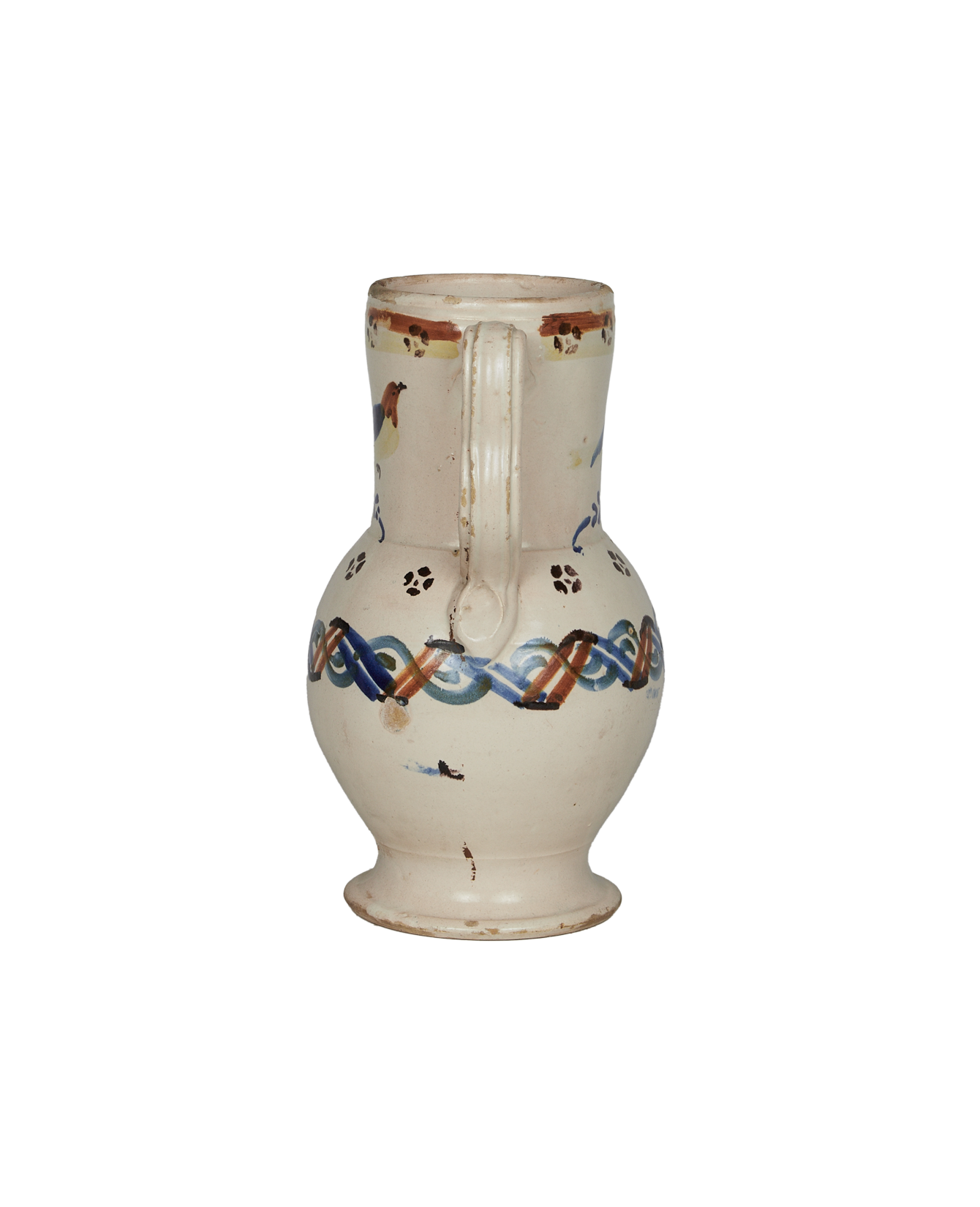 Antique Puglia Vase - Hand Painted from Italy made of Ceramic