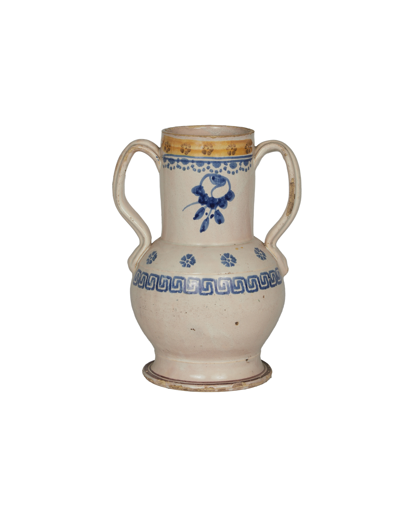 Antique Puglia Vase - Hand Painted from Italy made of Ceramic