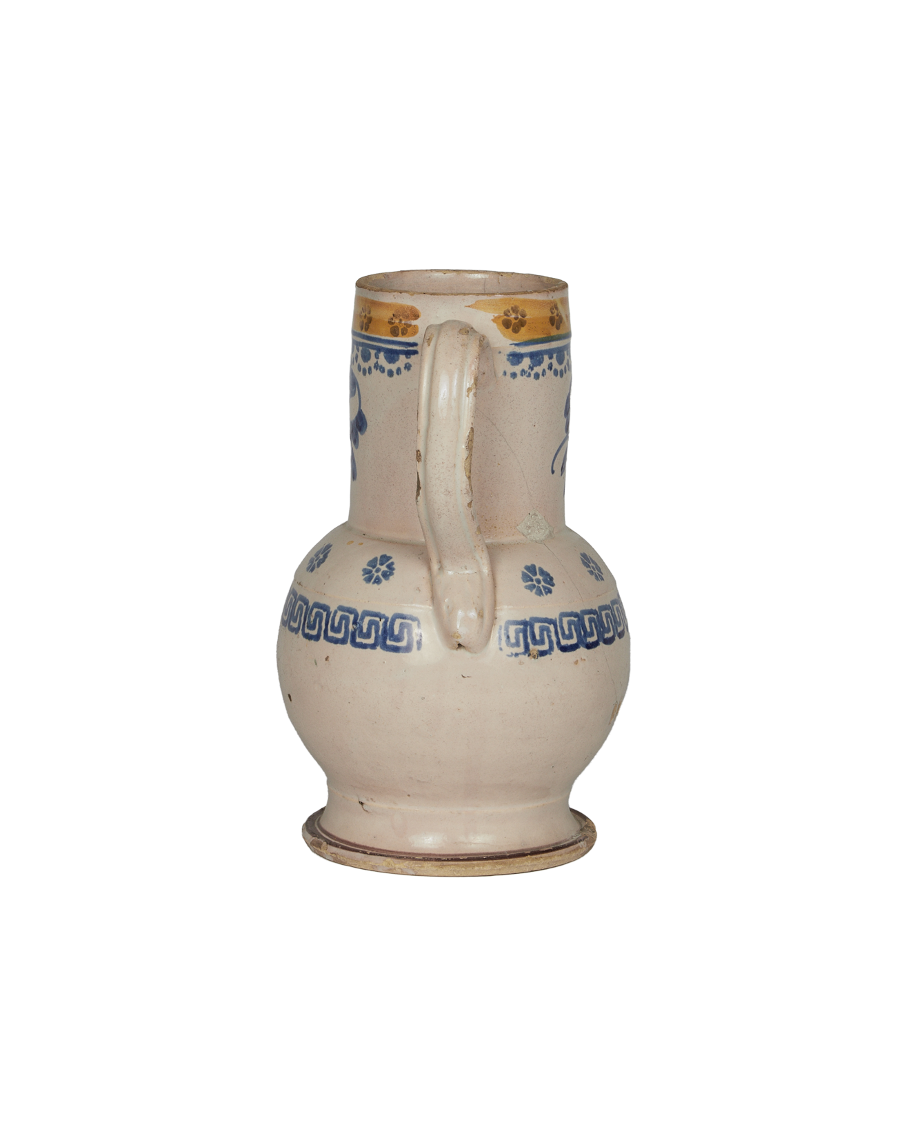 Antique Puglia Vase - Hand Painted from Italy made of Ceramic