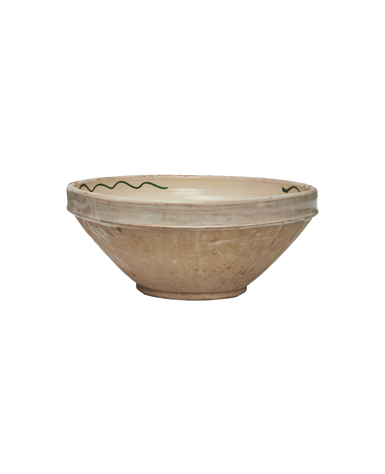 Antique Serpente Passata Bowl from Italy made of Ceramic