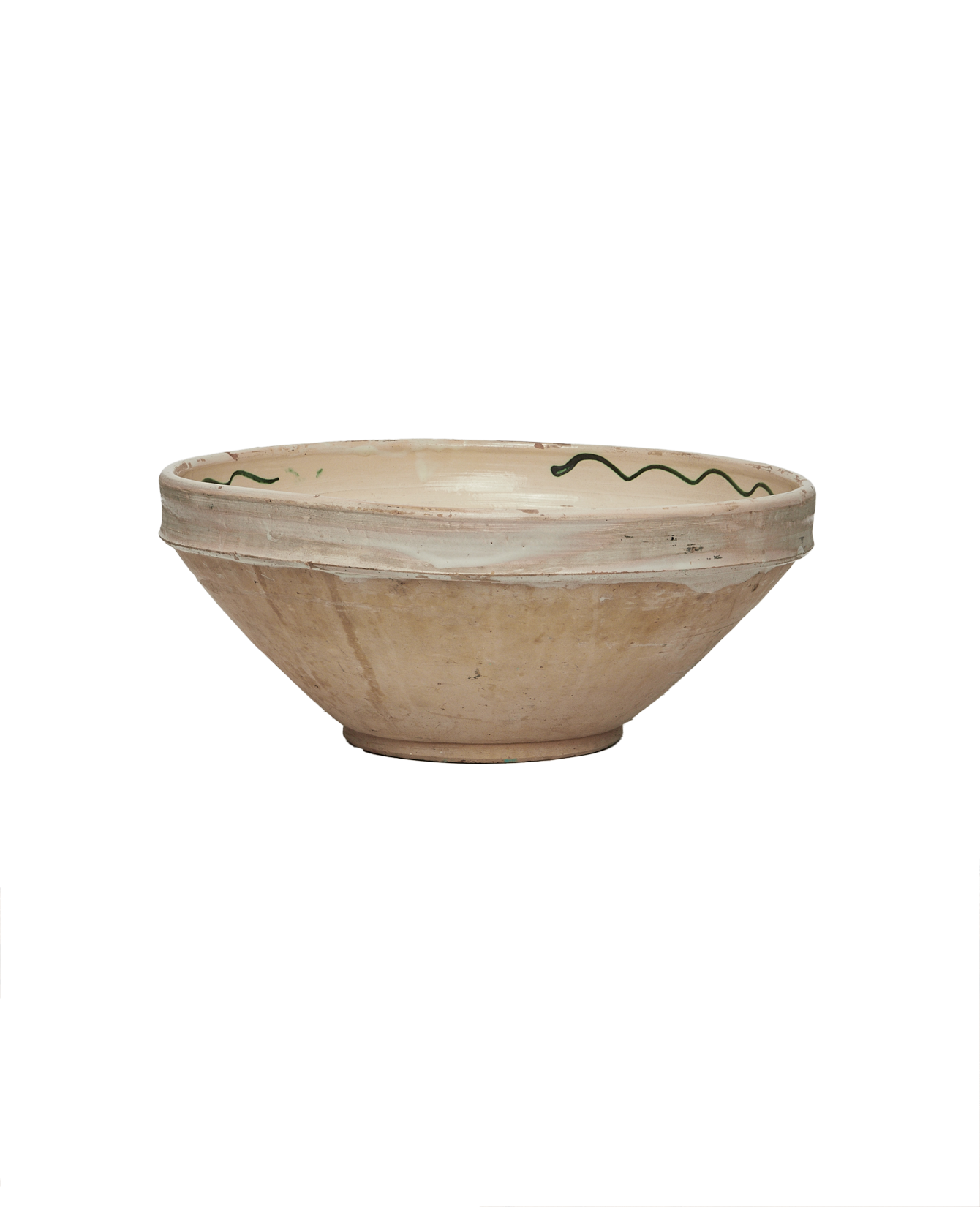 Antique Serpente Passata Bowl from Italy made of Ceramic