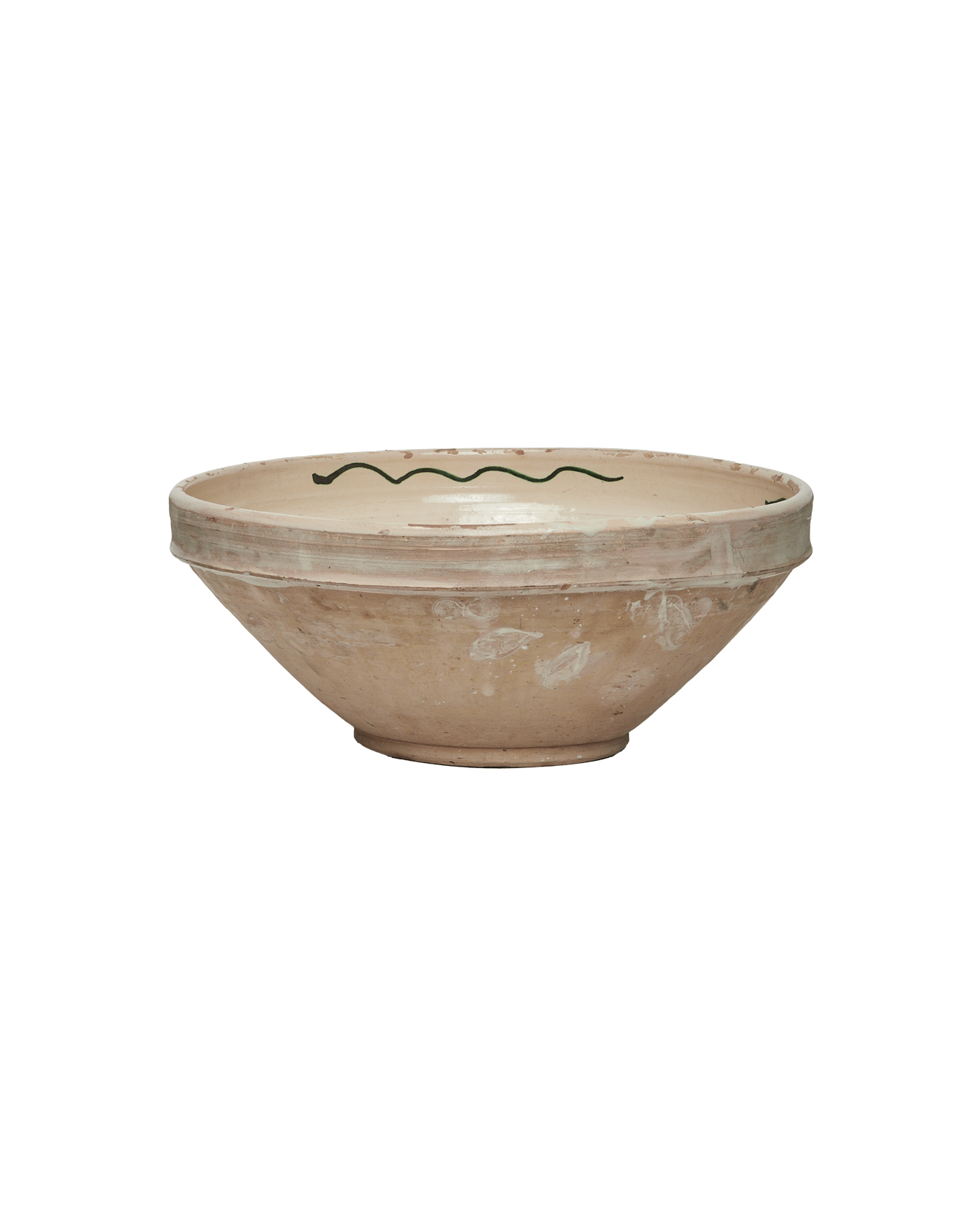 Antique Serpente Passata Bowl from Italy made of Ceramic