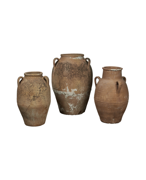 Three Handle Pot - Terra Cotta