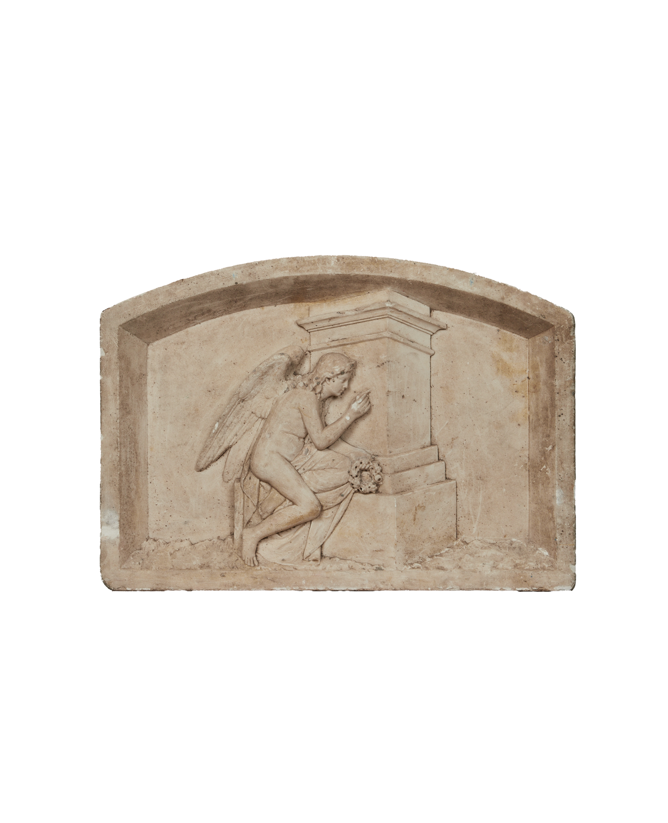 Antique Limestone Plaque from Italy made of Stone