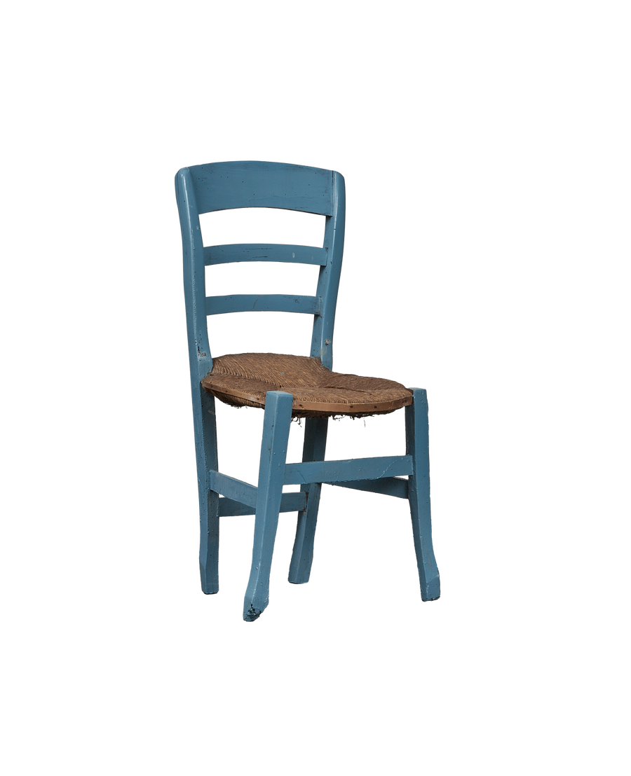 Vintage Rush Seat Chair - Assorted from Italy made of Wood