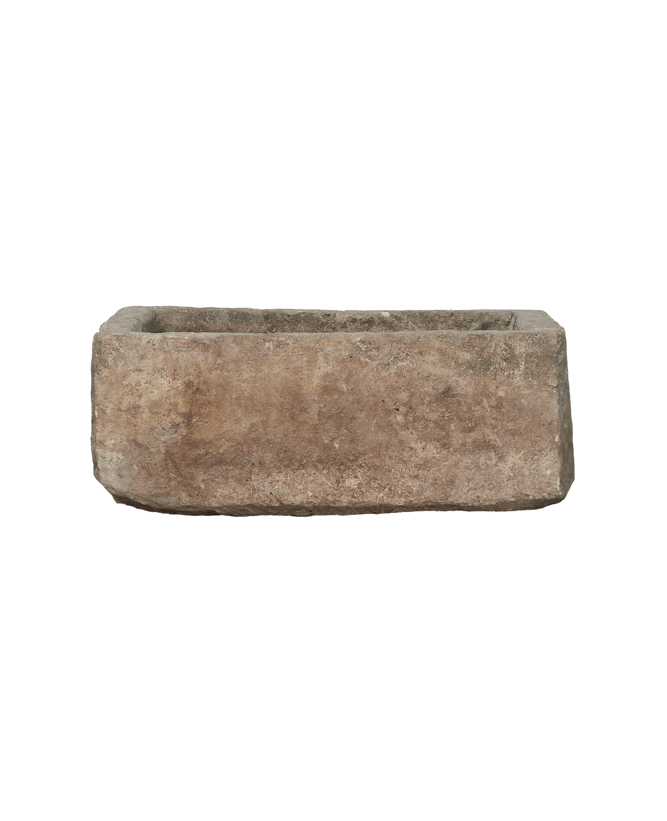 Vintage Limestone Trough - Rectangle from Indonesia - Planters, Fountains, & Water Features